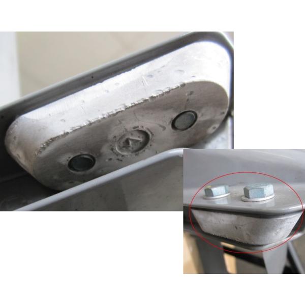 ＨＯＮＤＡ　ＢＦ２用・メタルアノードメンテナンス時、一度チェックしてみましょうメタルアノード：１個ワッシャー：２枚ボルト：２本をセットにしてお届けします