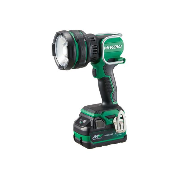 HiKOKI UB1DH スポットライト 本体のみ 14.4/18V IP55 明るさ3段階切替 角度6段階調節可 点滅機能付き 【ハンズクラフト宜野湾店】 在庫あり〕HiKOKI 14.4V/18V コードレススポットライト(本体のみ