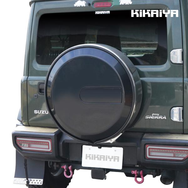 ジムニー スペアタイヤカバー Gタイプ JB74 JC74 背面 タイヤカバー 保護カバー ステンレス 外装パーツ KIKAIYA