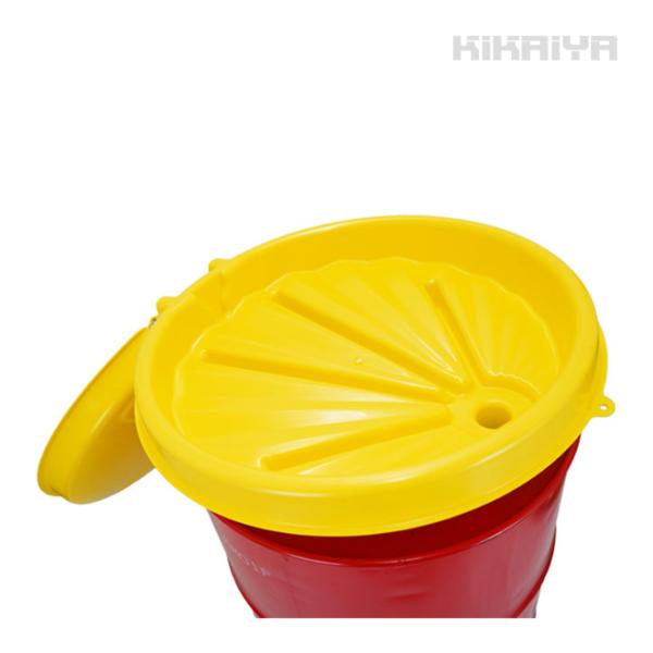 ・200Ｌドラム缶にぴったりフィットします・廃油の移し替えが安全に容易にできます・ヒンジつきのフタは、外部からの異物などの混入を防ぎます・ファンネル内面のデコボコの突起により、中央に液体が自然と集まります・ポリエチレン製で耐久性が高く、錆び...