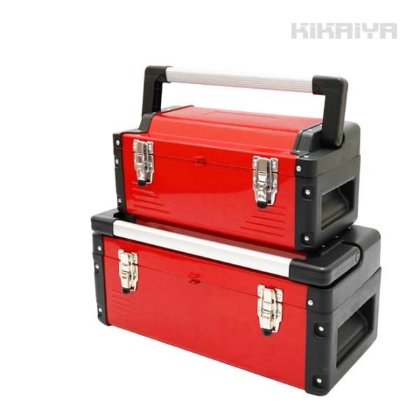 工具箱 大・小 2個セット ツールボックス 軽量 トレイ 中皿 付き ツールキャビネット 道具箱 収納ケース 釣り道具入れ KIKAIYA