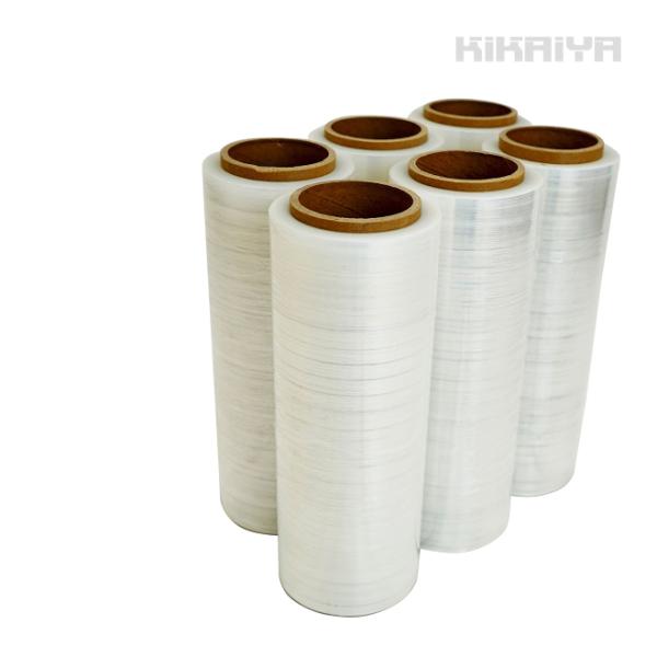 【仕様・状態】■厚み:15ミクロン■材質:ポリエチレン■サイズ:幅/300ｍｍ、長さ/300ｍ、紙管内径/75ｍｍ■入り数:1箱（6本入）■本体重量:約1.6kg/1本■梱包重量:約10kg■梱包箱サイズ:240×350×340ｍｍ【別途送...