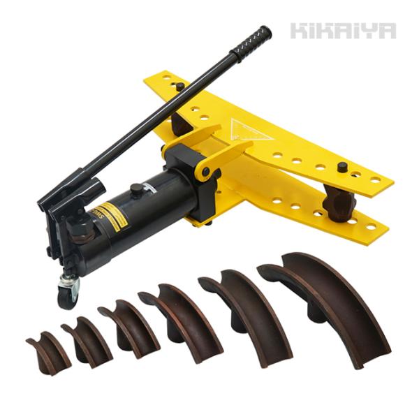 【仕様・状態】■本体重量：30.6kg（アダプターは含まない）■油圧能力：16トン■シリンダーストローク：230mm■曲げ角度：最大90°■対応パイプ：・直径：Φ22〜60mm・厚み：2.75〜4.5mm■付属アダプター：1/2、3/4、1...