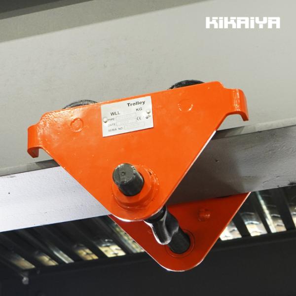 【仕様・状態】■本体重量:6kg■能力:500kg■適応ビームサイズ:幅 50〜203mm：高さ 100mm以上■フック穴サイズ:約30×25mm（Φ18mm）■梱包箱サイズ:310×275×215mm【別途送料(1点につき)】★沖縄県：1...