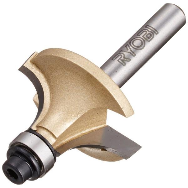 リョービ（RYOBI） トリマ用ボーズ面ビット(2分用/6R) 4903102 : e