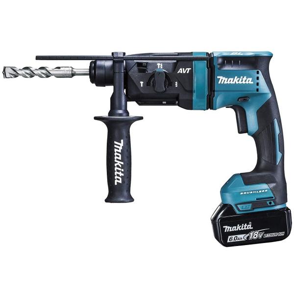 マキタ makita HR182DRGX ハンマドリル 未使用品 バッテリ18V 6.0Ah二個/充電器付き 【ハンズクラフト宜野湾店】 マキタ（makita） 18V-18mm充電式ハンマドリル(6.0Ahバッテリ×2)カラー