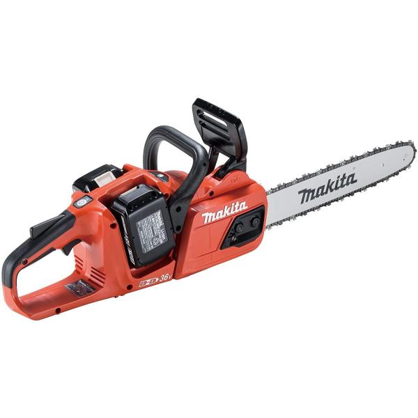 ＊＊MAKITA マキタ 18V+18V 充電式チェーンソー （バッテリ2個・充電器付） MUC355DGFR マキタ（makita） 18V+18V=36V/350mm充電式チェンソー(6.0Ah/25AP-76E