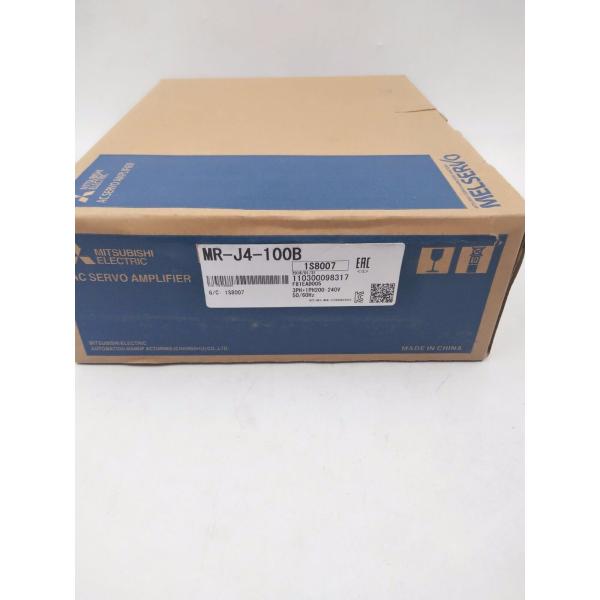 新品未開封　三菱電機 ACサーボアンプ MR-J4-100B 新品☆適格領収書☆ 一年保証☆税込】 三菱電機 ACサーボアンプ