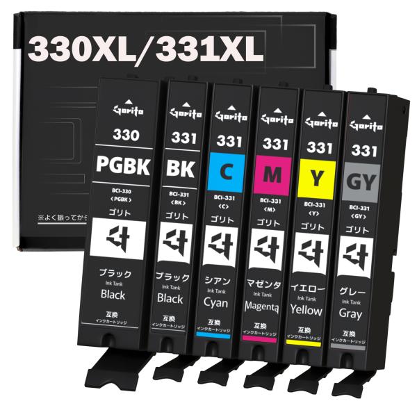 [Release date: December 15, 2025]【Gorito製 BCI-330XL / 331XL 6色セット】対応機種：PIXUS TS8530 / TS8630 / TS8730 / TS8830 / TS8930セ...