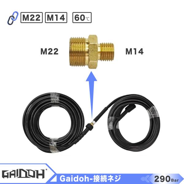 高圧ホース変換継手
