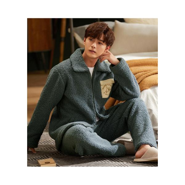 21新作 メンズ 超暖かい ジップアップ 裏ボア フェイクムートン ルームウェア 上下セット 真冬用 紳士用 超厚手 もこもこ 部屋着 Men S Home Wear 防寒対策 Buyee Buyee Japanese Proxy Service Buy From Japan Bot Online