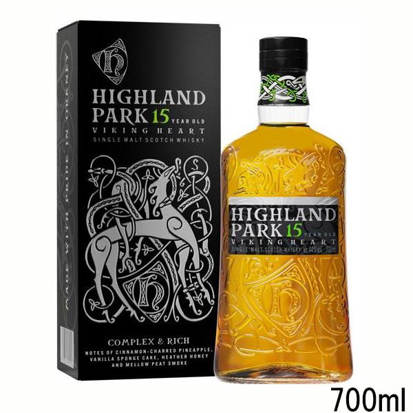 ハイランドパーク１５年　ヴァイキングハート　ガラスボトル　44度 700ml（箱入り）　※送料無料（北海道・沖縄・離島を除く）
