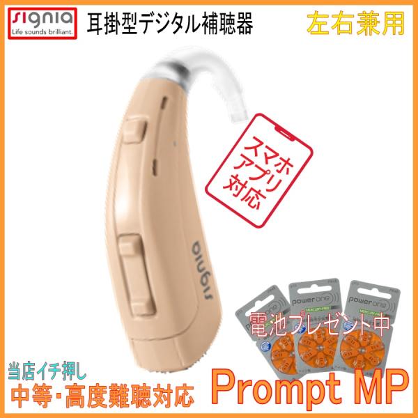 Prompt プロンプト MP基本性能を備えた補聴器騒がしい環境で大切な人との会話を理解することは補聴器装用者にとって、簡単なことではありません。楽しいはずの家族や友人との時間も苦痛に感じてしまっては困ります。快適な装用感と基本性能が毎日の...