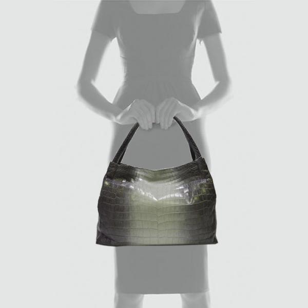 クロコダイルバッグ グラデーション レディース ヘンローン社製 センター取り 送料 1015pe Texascashandpawn Com