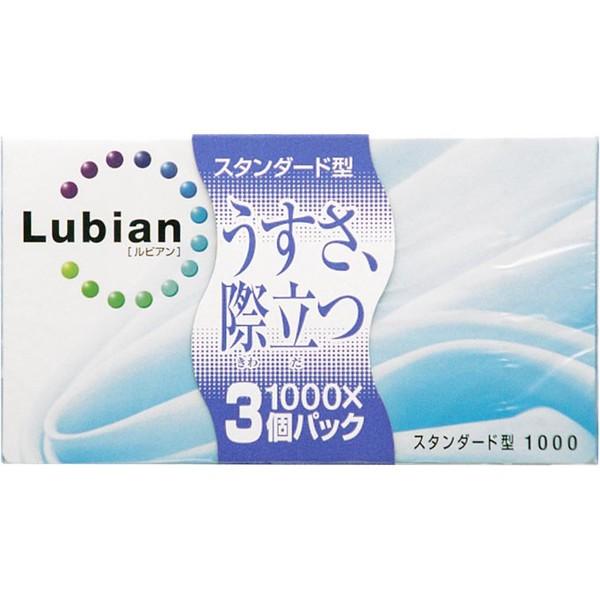 ルビアン１０００　１２コ入り×３個パック　コンドーム　スタンダード型