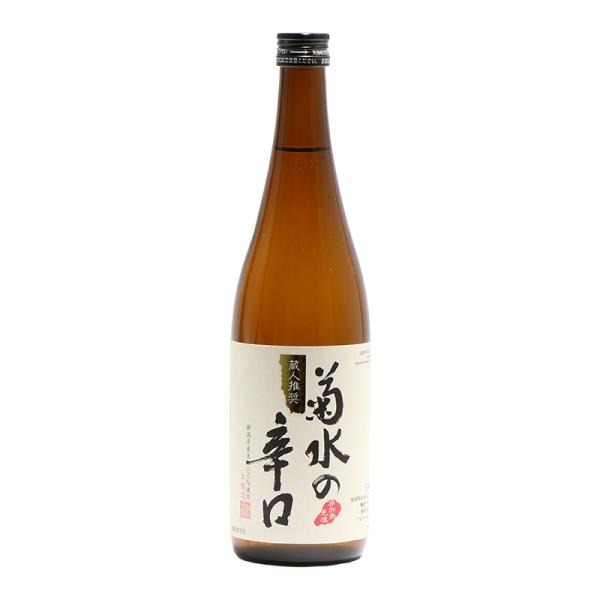 ［清酒・日本酒］２４本まで同梱可　菊水の辛口　本醸造　７２０ｍｌ瓶　１本（720ml）菊水酒造