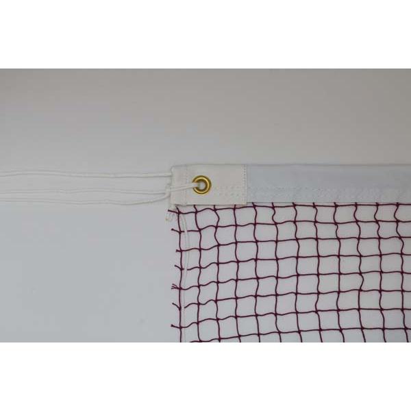 バドミントンネット●寸法/602cm×76cm　●材質/綿 有結節●太さ/20S/9本　●網目/19mm●送料無料　※沖縄・離島は別途費用がかかります。こちらの商品はお取り寄せ商品になります。お届けまでに約1週間程度お時間を頂戴しております...