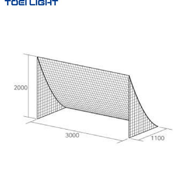 トーエイライト B6118W ミニサッカー用L型ネット（白） TOEI LIGHT 個人宅配送不可)(送料無料) トーエイライト ミニサッカー用L型ネット