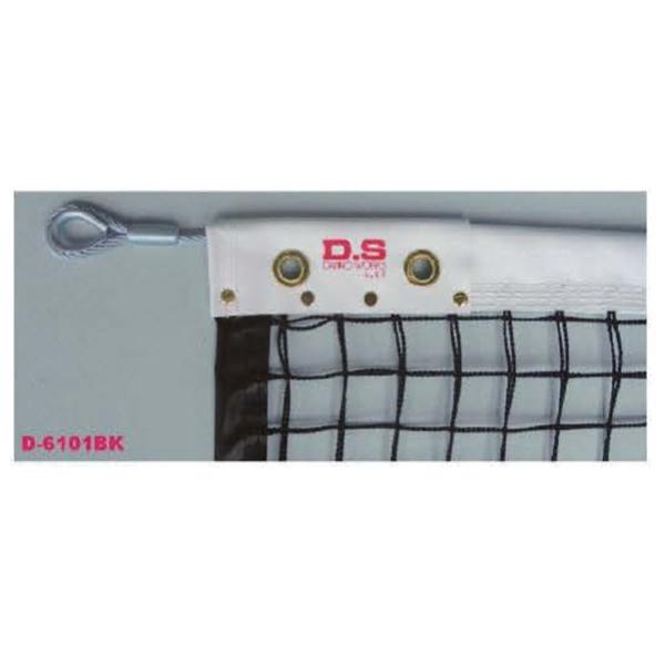 【法人宛限定】 DANNO （ダンノ） テニス ネット 硬式テニスネット(上部ダブルネット) (スチールワイヤー176) 【ブラック】 D6101BK ネット ネット 淡野製作所 黒 9999 ＜E-1＞ DANNO（ダンノ） (個人宅配送不可)DANNO 淡野製作所 テニスネット硬式