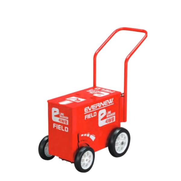 コンパクトボディの野球用大型4輪5cm幅には粉節約のECO機能付●サイズ=長さ53.7cm×幅38.1cm×高さ73〜87.5cm●前タイヤ=径16.5cm●後タイヤ=径20cm●自重=10.5kg●材質=鋼板●容量=炭酸カルシウム24kg...