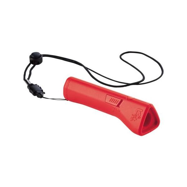 120dBの音量でピーとビーを使い分け。同じグラウンドで使用しても合図を聞き分けられるから便利。防犯・防災・警護用としても重宝する。●長さ13cm×幅3.6cm×高さ3.6cm ●重量：80g（電池含）●材質：ABS樹脂 ●音量：120dB...