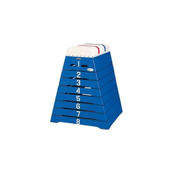 個人宅様への配送が不可の為、お届け先は屋号でお願いいたします。●サイズ=下幅80(上幅35)cm×奥行80cm×高さ100cm●自重=36kg●材質=木製(防虫加工済)●色/青●ＳＧ仕様品●日本教材備品協会安全基準適合品●全段1cmゴム付●...