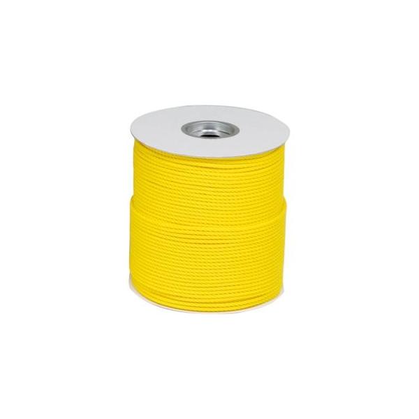 個人宅配送不可)(送料無料) トーエイライト グランドロープ6×300 黄 G