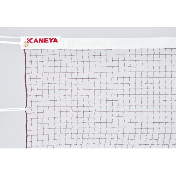 個人宅様へ配送が不可の為、お届け先は屋号でお願いいたします。●お求めやすいバドミントンネット●サイズ：幅0.76mx長6.02m●素材：ネット=ナイロン235T/6本●上部コード=ポリエスエル●日本バドミントン協会正式規格品●赤茶●台湾製●...