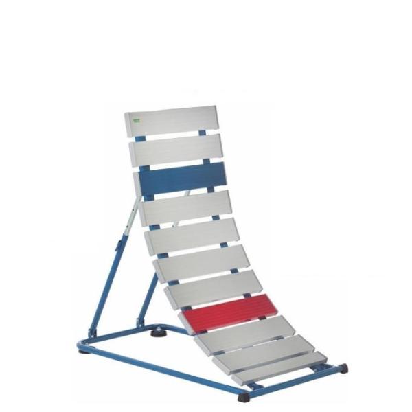 こちらの商品は法人様限定になります。お届け先は屋号でお願い申し上げます。●重量：２０ｋｇ●幅７４ｃｍ×長さ１５０ｃｍ×高さ１０７〜１３８ｃｍ（板寸法：幅６０ｃｍ×１２ｃｍ×厚さ３ｃｍ）●角度５段調節式●主材２５.４ｍｍスチール丸パイプ●スロ...