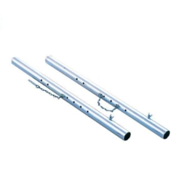 ※ 多目的補助支柱はバドミントン支柱の頭部形状により装着出来ない場合があります。●φ４０ｍｍ支柱用（内径44.6ｍｍ）●スチール製●高さ６段階調節１８０・１８５・２００・２０５・２１０・２１５ｃｍ●高さ調整用ピン付●重量：４ｋｇ(組)●送料...