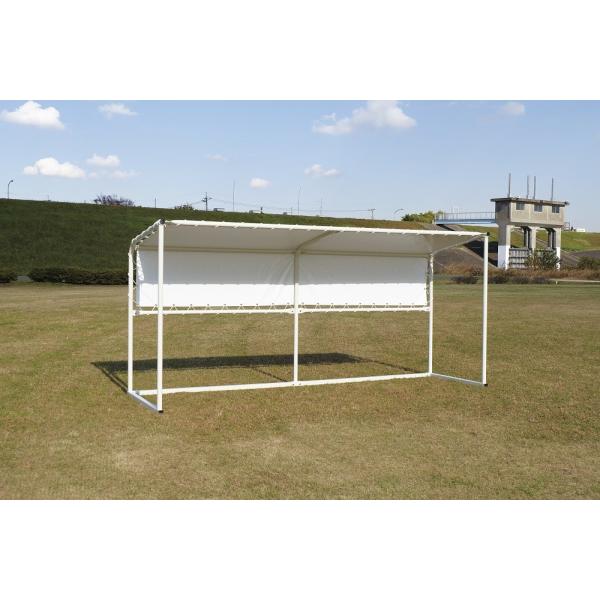 送料別)(個人宅配送不可)(三和体育) シェルター定置式 S-9319 : 喜共