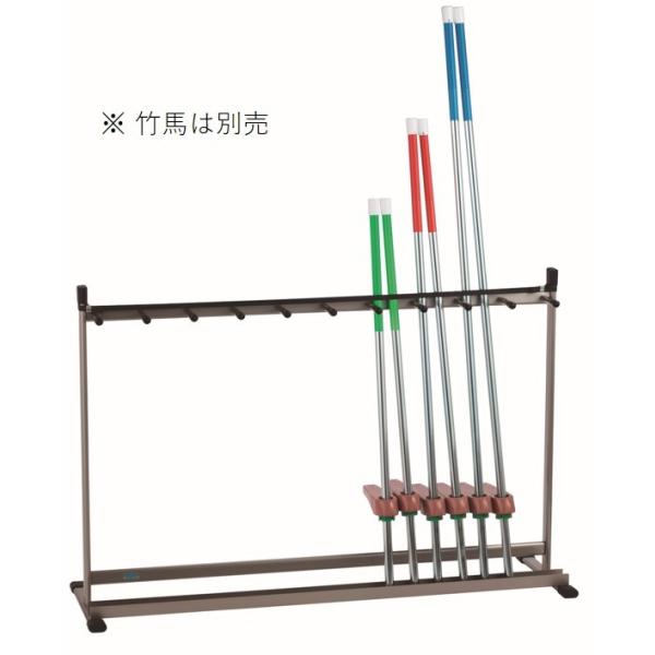 (代引き・個人宅・北海道・沖縄への配送不可)三和体育 タケウマシュウノウラック AL-1アルミセイベッ 学校機器 器具 (s9459) SANWA TAIKU (送料別)(三和体育)竹馬収納ラック AL−1 アルミ製 S