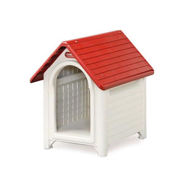 水洗いが出来る犬舎です。購入単位：1台配送種別：直送品 代引不可 返品不可 配送日時指定不可Yahoo 通販 ペット用品 犬用品 犬小屋・サークル・キャリー 犬小屋・ハウス ぼぶはうすM れっど/おふほわいと 1m5994 水洗い サビない...