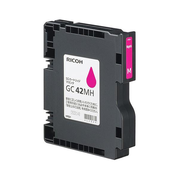 リコー（RICOH） SGカートリッジ GC42MH 純正品 Lサイズ マゼンタ 純正