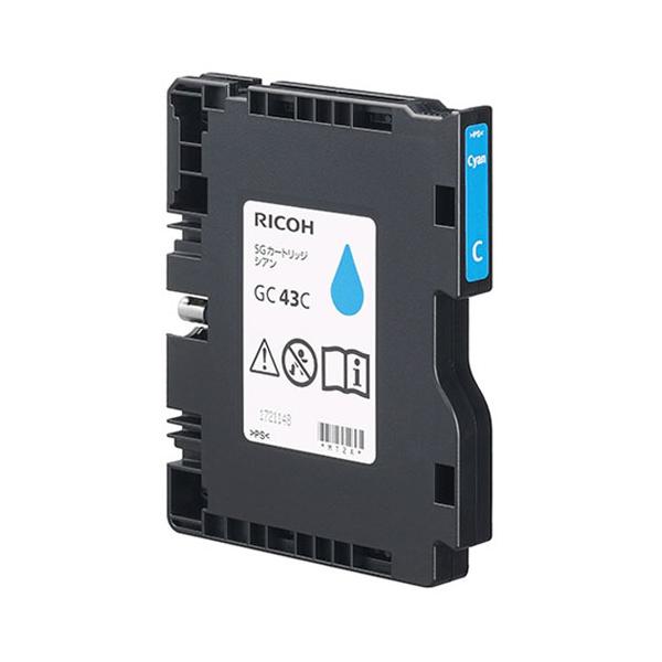 リコー（RICOH） SGカートリッジ GC43C 純正品 Mサイズ シアン 純正品