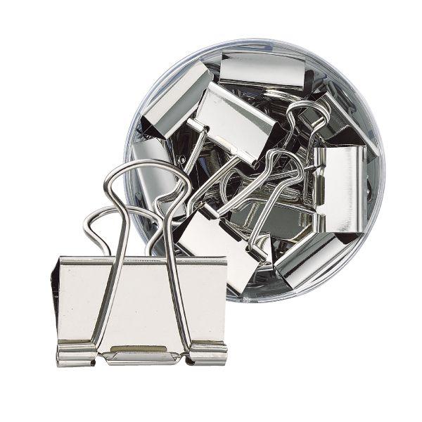 ダブルクリップ シルバー 大サイズ クリップ幅 32mm 2パックセット(50