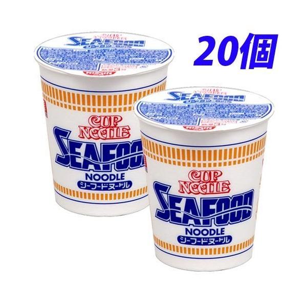 他サイト： 日清食品 シーフードヌードル 20個 ラーメン カップ麺 インスタント麺 即席麺 麺類 カップラーメン インスタントラーメンの商品画像