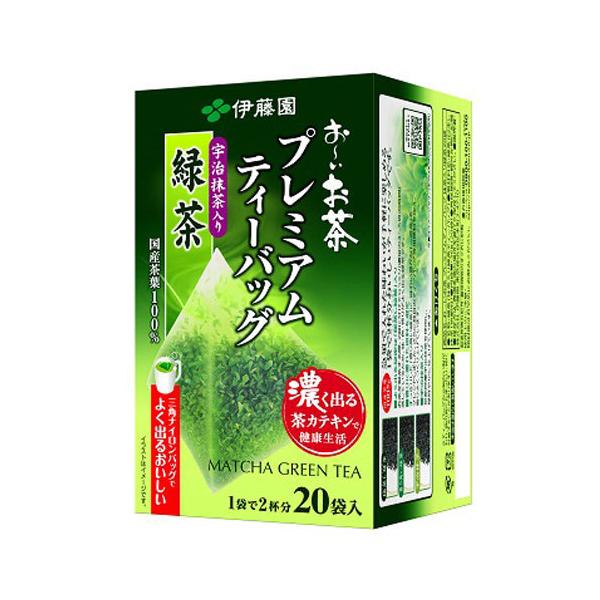 他サイト： 伊藤園 プレミアムティーバッグ 緑茶20Pの商品画像