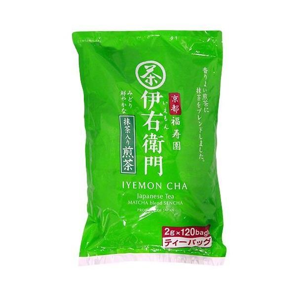 宇治の露製茶 伊右衛門 抹茶入り煎茶ティーバッグ 120パック入