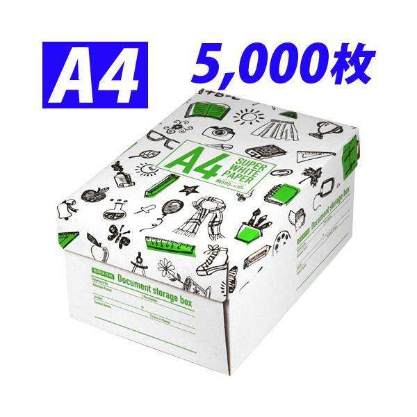 購入単位：1箱コピー用紙 PPC用紙 激安コピー用紙 PPCペーパー スーパーホワイトペーパー A4サイズ 高白色コピー用紙 箱売り 共用紙 グリーン購入法 GPN 上質紙 013022 9I2556