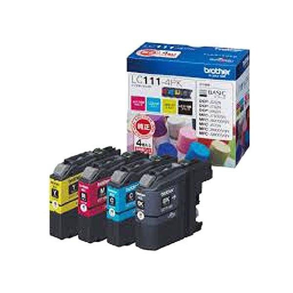 LC111-4PK ブラザー 4色 純正 インク [ J752N J757N J952N J957N J720D