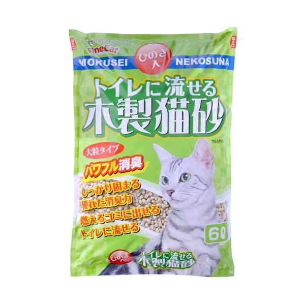木の粉を主原料とした固まってトイレに流せる猫砂。購入単位：1袋配送種別：在庫品Yahoo 通販 4952667143551 PEC005 9P0925 常陸化工 常陸化工株式会社 ひたちかこう トイレに流せる木製猫砂 6L 固める 固まる ...