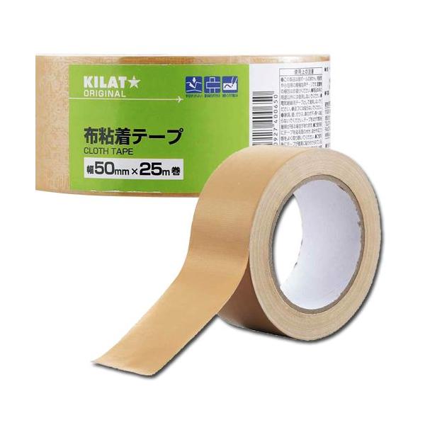 手で切れてしっかり粘着！中梱包用に使える丈夫な厚み！購入単位：1巻配送種別：在庫品4940927400650 1M5866 9R0281 GRATES グラテス 布テープ 布粘着テープ 布 粘着テープ ガムテープ 布ガムテープ 軽梱包 中梱...