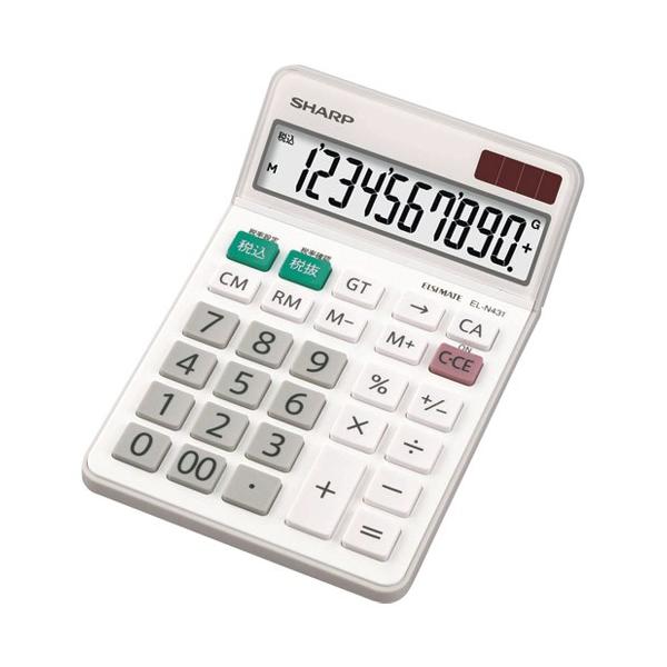 他サイト： シャープ 電卓 10桁 EL-N431Xの商品画像