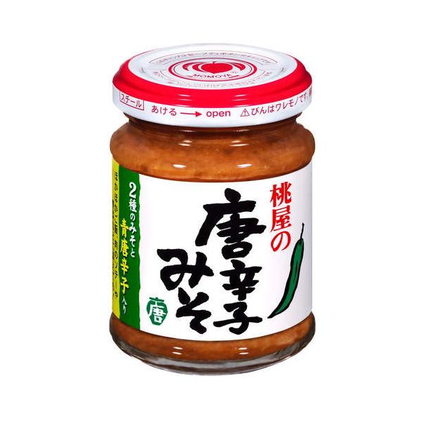 2種のみそと青唐辛子入り！購入単位：1個配送種別：在庫品Yahoo 通販 4902880051577 FP6561 桃屋 唐辛子みそ 100g 食品 しょくひん 調味料 ちょうみりょう トッピング ふりかけ ご飯の供 ごはんの供 ご飯のお供...