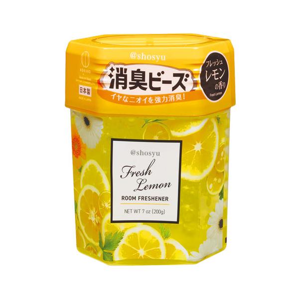 イヤな臭いを強力消臭！置き型消臭剤です。購入単位：1個配送種別：在庫品Yahoo 通販 4956810239511 HK0264 小久保工業所 アットショウシュウ 消臭ビーズ フレッシュレモン 200g 3951 日用品 生活 生活雑貨 生...