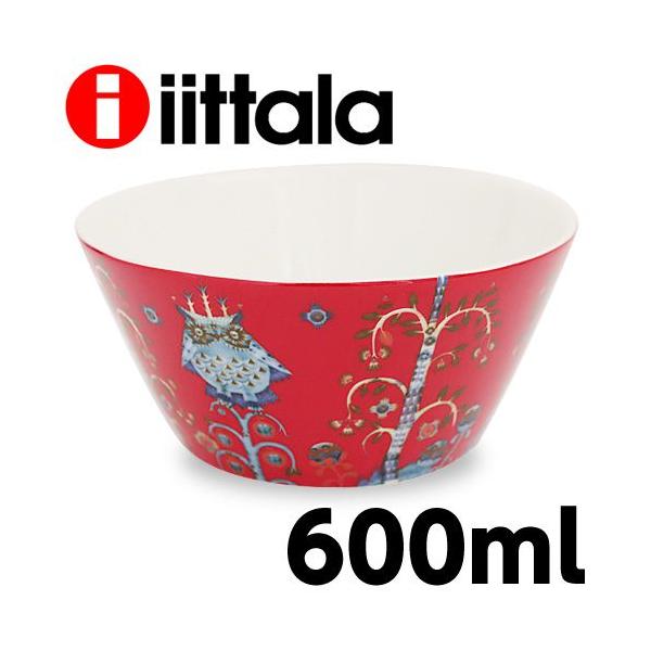 並行輸入品』イッタラ タイカ ボウル 600ml レッド iittala Taika