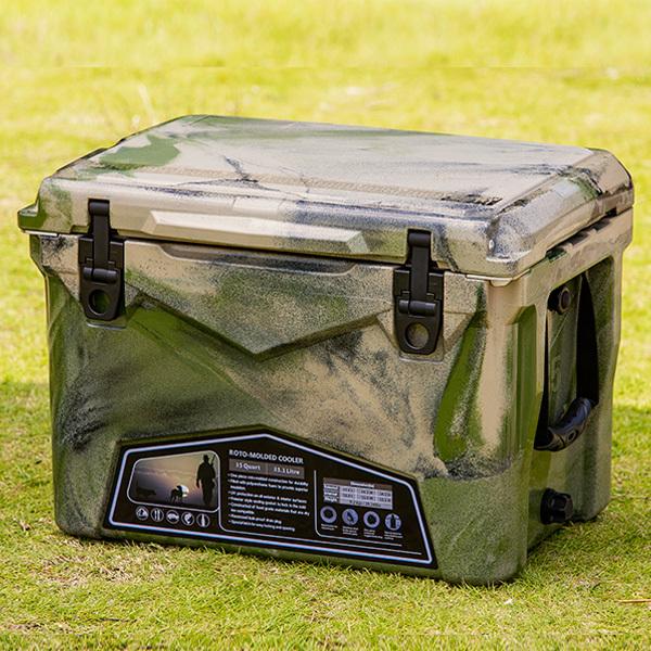 代引不可』アイスランド クーラーボックス 35QT(33.1L) アーミーカモ 