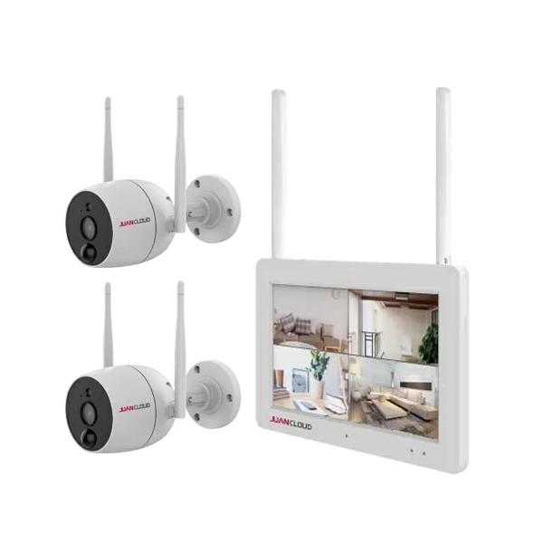 取寄品』JUANCLOUD 防犯カメラ モニター＋Wi-Fiネットワーク屋外IP