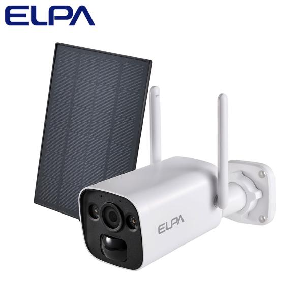 ELPA(エルパ) ワイヤレス防犯カメラ モニターセット 屋外監視カメラ ELPA（エルパ） 『取寄品』防犯カメラ ワイヤレス 監視 防水 警報音